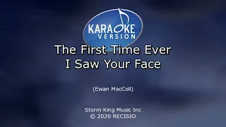 The First Time Ever I Saw Your Face Karaoke - Luke Evans