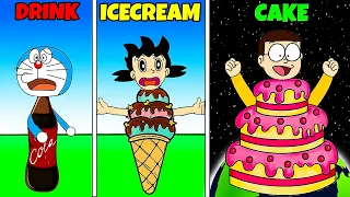 Shinchan And Nobita Run For Baking Cake 😂😍|| Funny Game CupCake Runner