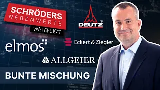 Allgeier, Elmos Semiconductor, Deutz, Eckert & Ziegler - Schröders Nebenwerte-Watchlist