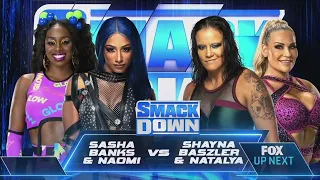 Sasha Banks & Naomi VS Natalya & Shayna Baszler