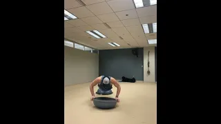 Bosu ball pushups