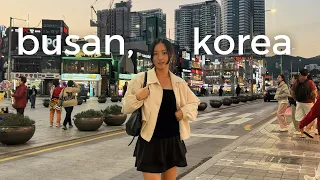 day in my life in busan 🇰🇷 | train to busan, street food, shopping, family time