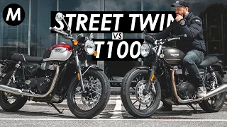 New 2021 Triumph Bonneville T100 vs. Street Twin: Which One Would I Buy?