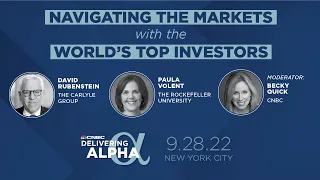 Leading Alpha: "How To Invest" with David Rubenstein & Paula Volent at Delivering Alpha Summit 2022