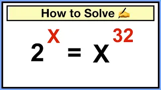 Nice Math Exponent Simplification |Find the Value of X