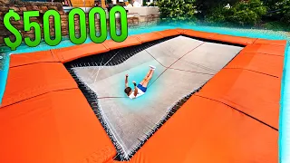 World's Best Flips on $50,000 Trampoline!