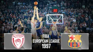 Olympiacos vs FC Barcelona | Classic Full Game - FIBA European League - Final 1997