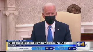 Biden, Republicans meeting to discuss infrastructure plan