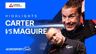 Superb Win 🫡 | Ali Carter vs Stephen Maguire | 2024 World Snooker Championship Highlights