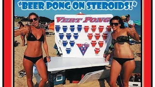 How To Play Vert Pong (vertical beer pong, but better)!