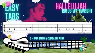 Hallelujah - Rufus Wainwright  - Easy Tab para guitarra [melodía]  💚💚🎼🎸