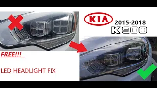 Kia K900 headlight Fix