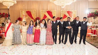 Pakistani Groom's family & Indian Bride's family come together in an EPIC family dance! 🇵🇰🇮🇳