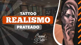 TATTOO PRATEADA - Tatuagem Realismo Preto e Cinza