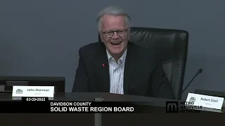 03/29/22 Davidson County Solid Waste Region Board