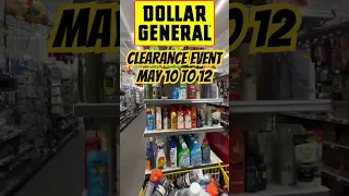 Dollar General Clearance Event May 10 to 12! 👀