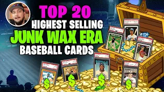 TOP 20 JUNK WAX ERA BASEBALL CARDS