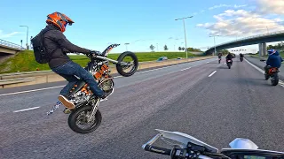 Full day of Street riding | Supermoto motovlog