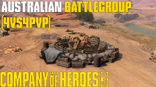 Australian Battlegroup (4vs4PvP) | Company of Heroes 3