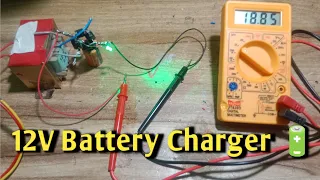 How To Make 12V Battery Charger (Easy Way)...