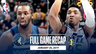 Full Game Recap: Timberwolves vs Jazz | Mitchell and Gobert Record Double-Doubles