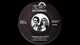 Decadence - Hurricane Ethyl [QR] 1979 Private Psych Hard Rock 45
