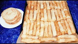 БЛИНЧИКИ С МЯСОМ (+Необычная начинка со сгущенкой)