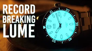 Nothing can touch this watch when it comes to lume - Wise Hitman SE