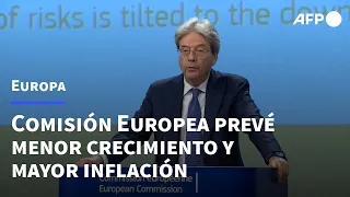 UE recorta crecimiento y espera más inflación en eurozona | AFP
