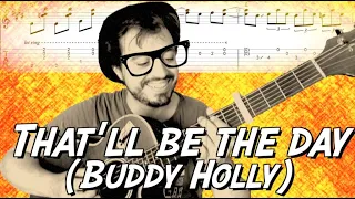 Buddy Holly (That'll be the day) - Rock 50's guitare acoustique tuto facile
