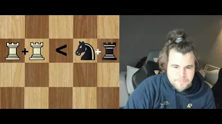 Magnus Carlsen Shows Why Knight is Stronger Than Rook