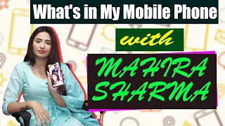 What's in My Mobile Phone with Mahira Sharma |Exclusive Interview |FilmiBeat