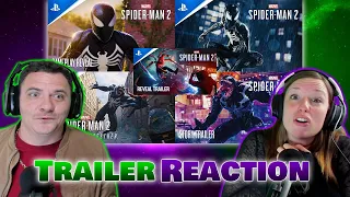 Spider-Man 2 All Trailers Reaction - We're So Hyped For This Game!