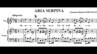 G.B.PERGOLESI "Stizzoso mio stizzoso" (piano accompaniment with score)