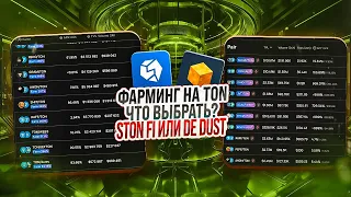 НЕ ИСПОЛЬЗУЙ Фарминг на Ton, пока НЕ посмотришь это Видео | StonFi Ton | DeDust Ton