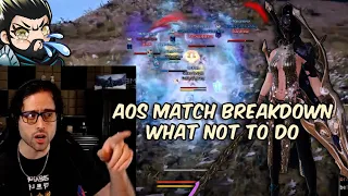 AOS Match Breakdown 2 - One of the BIGGEST mistakes I see!