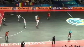 Futsal Ataque 5x4 - Goleiro Linha Romênia Euro Futsal 2014