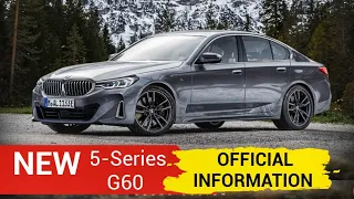 2023-2024 BMW 5-Series G60 NEW OFFICIAL INFORMATION