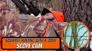 Late Season Squirrel Hunting with a 22LR - SCOPE CAM