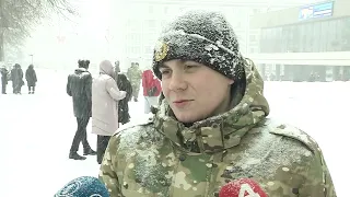 Более 150 новобранцев войсковой части 5525 приняли военную присягу