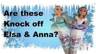 Zuru Sparkle Girlz Winter Princess Dolls Are These a Knock Off of Disney Princess Elsa and Anna?