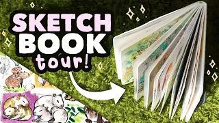 Finished Sketchbook Tour! // The Square Watercolour Book