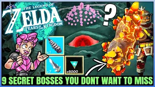 9 RIDICULOUS Optional Bosses You Don't Want to Miss - New OP Weapon & More - Tears of the Kingdom!