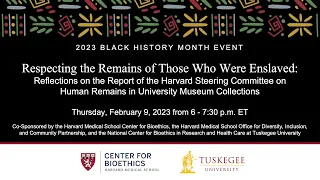 2023 Black History Month Event: Respecting the Remains of Those Who Were Enslaved