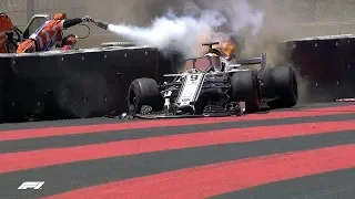 2018 French Grand Prix: FP1 Highlights