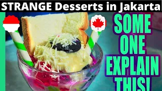 STRANGE Desserts and Exotic Fruits in Jakarta, Indonesia! What is going on here? - MR Halal Reaction