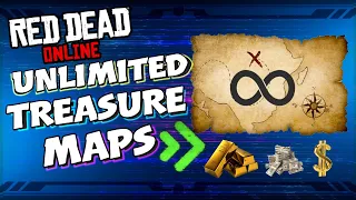 NEW LOCATION Unlimited Treasure Maps Red Dead Online | Gold Money Method