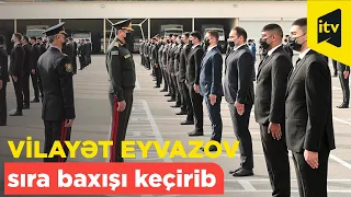 Vilayət Eyvazov polis orqanlarında xidmətə qəbulla bağlı sıra baxışı keçirib