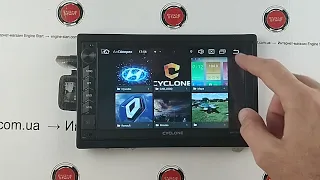 Cyclone MP-7098A: обзор магнитолы 2+32 Гб, 8 ядер с 4G, Carplay