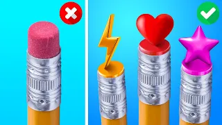 TOO COOL FOR SCHOOL HACKS | Smart DIY School Supplies And Prank Ideas